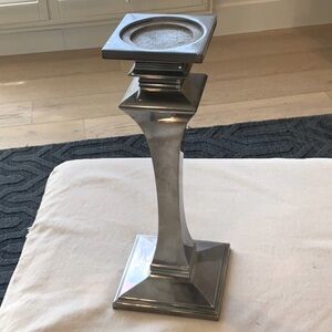 Elegant Silver Candle Holder